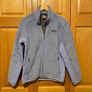 Patagonia Synchilla Full Zip Jacket Women’s large light periwinkle